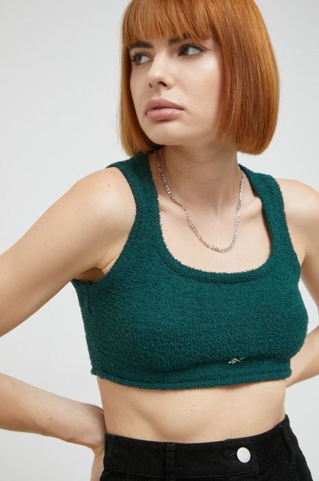 Топ Reebok Classic жіночий колір зелений (2532310) Топ Reebok Classic жіночий колір зелений (2532310)