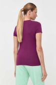 Футболка Patrizia Pepe жіноча колір фіолетовий (3376398)
