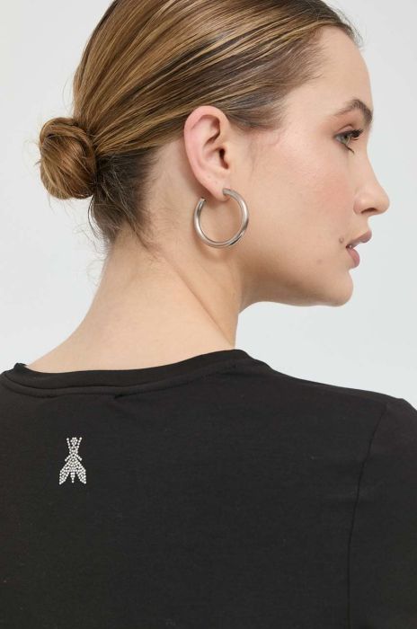 Футболка Patrizia Pepe жіноча колір чорний (2861944) Футболка Patrizia Pepe жіноча колір чорний (2861944)