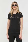Футболка Patrizia Pepe жіноча колір чорний (2861940) Футболка Patrizia Pepe жіноча колір чорний (2861940)