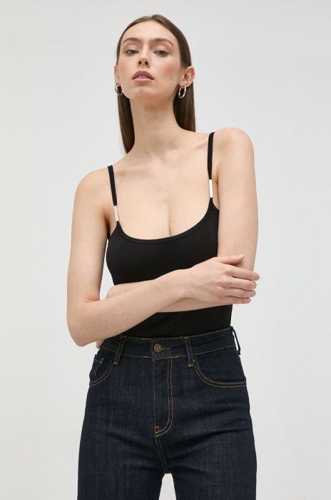 Боді Patrizia Pepe жіночі колір чорний (2453080) Боді Patrizia Pepe жіночі колір чорний (2453080)