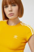 Футболка adidas Originals жіночий колір жовтий Футболка adidas Originals жіночий колір жовтий