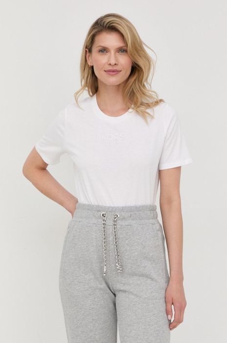 Бавовняна футболка MICHAEL Michael Kors колір білий (2431753)