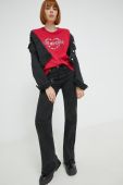 Бавовняна футболка Love Moschino колір червоний (2520691) Бавовняна футболка Love Moschino колір червоний (2520691)