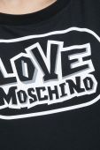 Бавовняна футболка Love Moschino колір чорний (2520706)