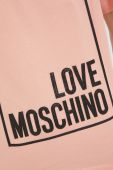 Бавовняна футболка Love Moschino колір рожевий Бавовняна футболка Love Moschino колір рожевий