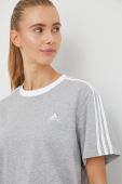 Бавовняна футболка adidas колір сірий (2605023) Бавовняна футболка adidas колір сірий (2605023)