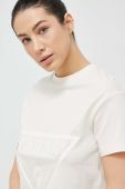 Бавовняна футболка Guess колір бежевий (2850432)