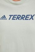 Футболка adidas TERREX Classic Logo жіноча колір зелений