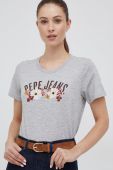 Футболка Pepe Jeans жіноча колір сірий (2692932)