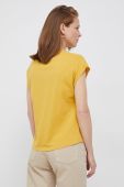 Бавовняна футболка Pepe Jeans колір жовтий Бавовняна футболка Pepe Jeans колір жовтий
