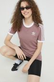 Бавовняна футболка adidas Originals колір фіолетовий (2702358) Бавовняна футболка adidas Originals колір фіолетовий (2702358)