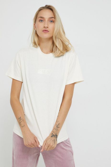 Бавовняна футболка Fila колір бежевий (2610041)