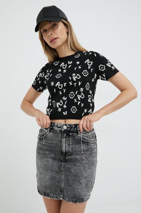 Футболка Miss Sixty жіночий колір чорний (2651931) Футболка Miss Sixty жіночий колір чорний (2651931)