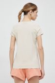 Бавовняна футболка Peak Performance колір бежевий Бавовняна футболка Peak Performance колір бежевий