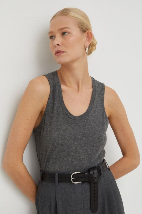 Топ American Vintage жіночий колір сірий (2702467) Топ American Vintage жіночий колір сірий (2702467)