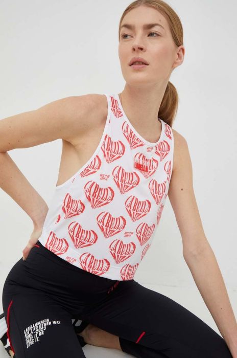 Топ для тренувань LaBellaMafia Fantasy колір білий Топ для тренувань LaBellaMafia Fantasy колір білий