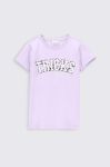 Дитяча футболка Coccodrillo колір фіолетовий (2553483)