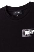 Дитяча футболка Dkny колір чорний (2548348) Дитяча футболка Dkny колір чорний (2548348)