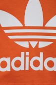 Дитяча бавовняна футболка adidas Originals колір помаранчевий з принтом (2561449)