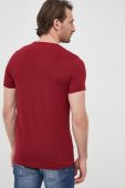 Футболка Tommy Hilfiger чоловічий колір бордовий однотонний (2415837)