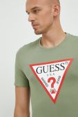 Бавовняна футболка Guess з принтом колір зелений (2434629) Бавовняна футболка Guess з принтом колір зелений (2434629)