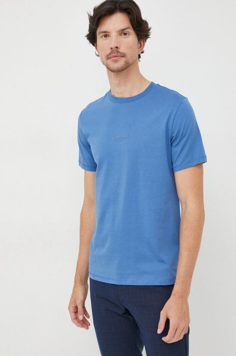 Бавовняна футболка Guess колір зелений з аплікацією (2434664) Бавовняна футболка Guess колір зелений з аплікацією (2434664)