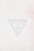 Бавовняна футболка Guess колір рожевий візерунок