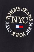 Бавовняна футболка Tommy Jeans колір чорний з аплікацією (2513938) Бавовняна футболка Tommy Jeans колір чорний з аплікацією (2513938)