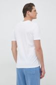 Бавовняна футболка BOSS Boss Casual колір білий з принтом (2822681)