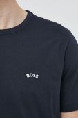 Бавовняна футболка BOSS GREEN колір синій однотонна (3060038) Бавовняна футболка BOSS GREEN колір синій однотонна (3060038)