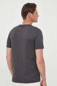 Бавовняна футболка BOSS GREEN колір сірий однотонна (3226005)