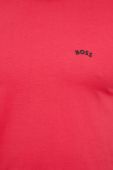 Бавовняна футболка BOSS GREEN колір рожевий однотонна Бавовняна футболка BOSS GREEN колір рожевий однотонна