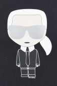 Бавовняна футболка Karl Lagerfeld колір чорний з принтом (2455576) Бавовняна футболка Karl Lagerfeld колір чорний з принтом (2455576)