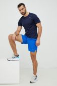 Тренувальна футболка Reebok Tech колір синій однотонна Тренувальна футболка Reebok Tech колір синій однотонна