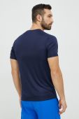 Тренувальна футболка Reebok Tech колір синій однотонна Тренувальна футболка Reebok Tech колір синій однотонна