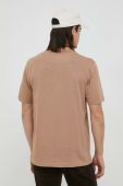 Бавовняна футболка Samsoe Samsoe колір бежевий однотонний (2805355) Бавовняна футболка Samsoe Samsoe колір бежевий однотонний (2805355)