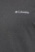 Спортивна футболка Columbia Tech Trail колір сірий меланж Спортивна футболка Columbia Tech Trail колір сірий меланж