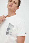 Бавовняна футболка Pepe Jeans колір білий з принтом (2772627) Бавовняна футболка Pepe Jeans колір білий з принтом (2772627)