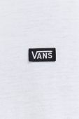 Бавовняна футболка Vans колір білий однотонний VN0A49R7WHT1-WHITE