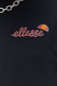 Бавовняна футболка Ellesse колір чорний з принтом Бавовняна футболка Ellesse колір чорний з принтом