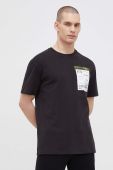 Бавовняна футболка Puma колір чорний з аплікацією 536315-01 Бавовняна футболка Puma колір чорний з аплікацією 536315-01