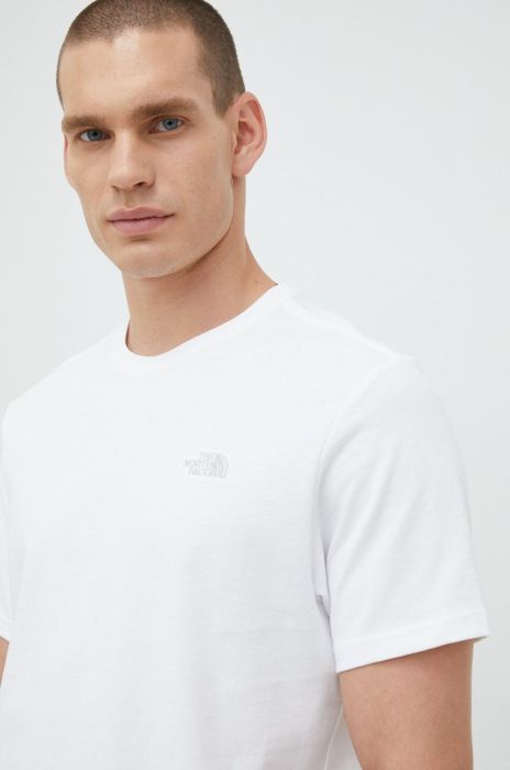 Бавовняна футболка The North Face колір білий однотонний (2662206) Бавовняна футболка The North Face колір білий однотонний (2662206)