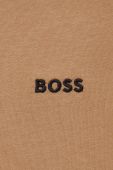 Бавовняна футболка BOSS 3-pack колір бежевий меланж