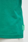 Бавовняна футболка United Colors of Benetton колір зелений з принтом (2756228) Бавовняна футболка United Colors of Benetton колір зелений з принтом (2756228)