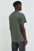 Бавовняна футболка G-Star Raw колір зелений з принтом (2556507)