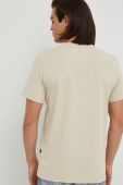 Бавовняна футболка G-Star Raw колір бежевий з принтом (2553667)