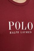 Бавовняна піжамна футболка Polo Ralph Lauren колір бордовий з принтом (2601690) Бавовняна піжамна футболка Polo Ralph Lauren колір бордовий з принтом (2601690)