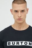 Бавовняна футболка Burton колір чорний з принтом (2776414) Бавовняна футболка Burton колір чорний з принтом (2776414)