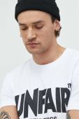 Бавовняна футболка Unfair Athletics колір білий з принтом Бавовняна футболка Unfair Athletics колір білий з принтом